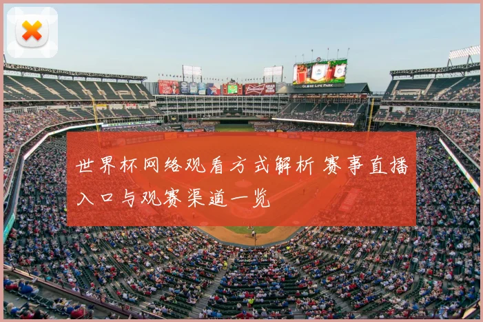 世界杯网络观看方式解析 赛事直播入口与观赛渠道一览